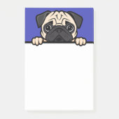 Pug Liefhebber Cute Peeking Puppy Hond Cadeaus Post-it® Notes (Voorkant)