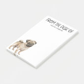 Pug liefhebber post-it® notes (Schuin)