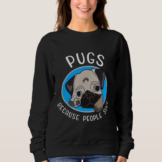 Pug liefhebber trui (Voorkant)