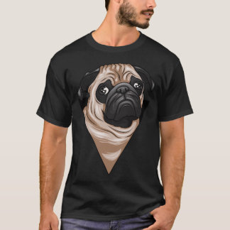 Pug liefhebbers, cute huisdier, aandoenlijke vrien t-shirt