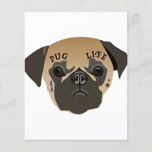 Pug Liefhebbers | Leuke Pug Leven Flyer (Voorkant)
