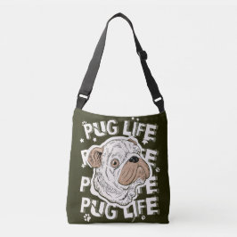 Pug Life Animal Dog Canvas tas