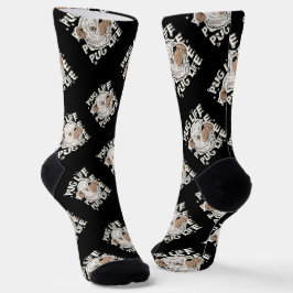 Pug Life Animal Dog Sokken