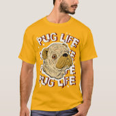 Pug Life Animal Dog T-shirt (Voorkant)