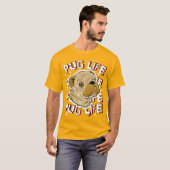 Pug Life Animal Dog T-shirt (Voorkant volledig)