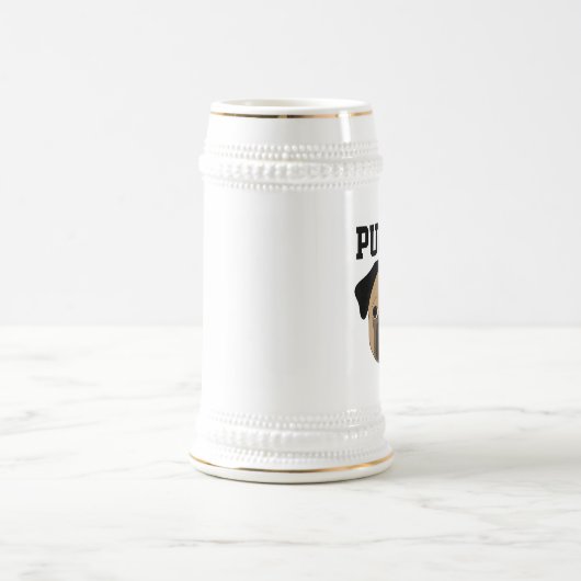 PUG LIFE BEER STEIN BIERPUL (Center)