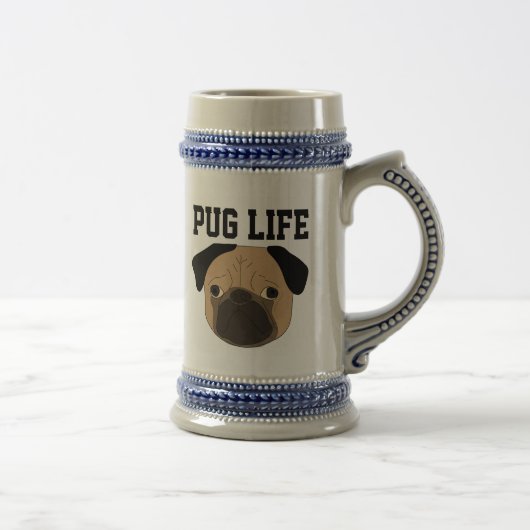 PUG LIFE BEER STEIN BIERPUL (Rechts)