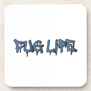 Pug Life Bier Onderzetter