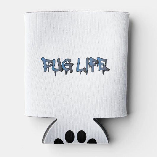 Pug Life Blikjeskoeler (Voorkant)