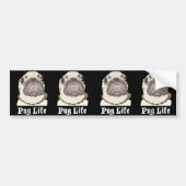 Pug Life Bumpersticker (Voorkant)