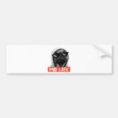 Pug Life Bumpersticker (Voorkant)
