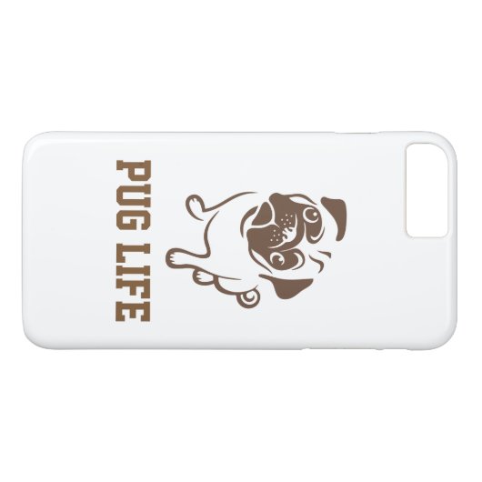 Pug Life Case-Mate iPhone Case (Achterkant (Horizontaal))