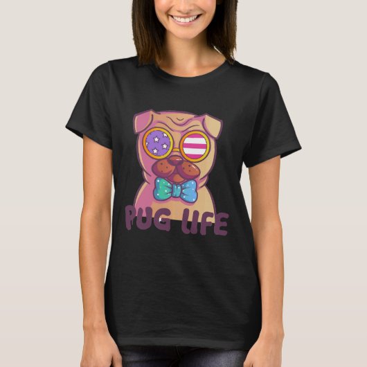 Pug Life Classic T-Shirt 119 (Voorkant)