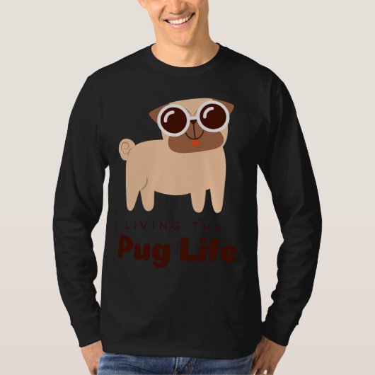 pug life Classic T-Shirt 176 (Voorkant)
