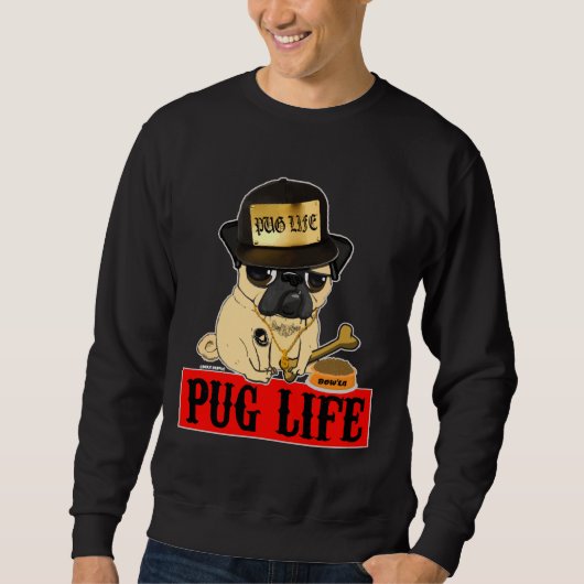 PUG LIFE Classic T-shirt 350 (Voorkant)