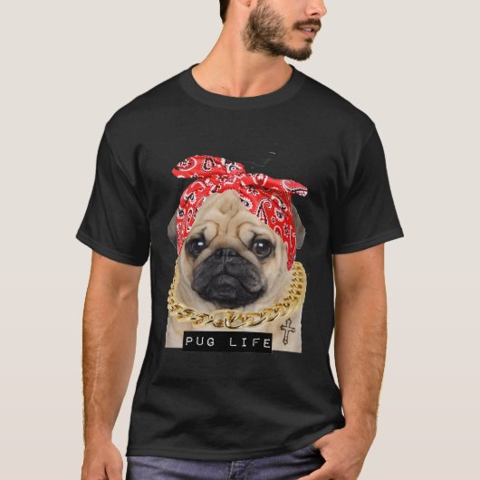 Pug life Essential T-shirt 320 (Voorkant)