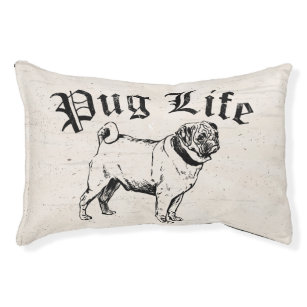 Pug Life Funny Dog Gangster Hondenbed
