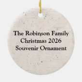 Pug Life Funny Dog Gangster Keramisch Ornament (Achterkant)