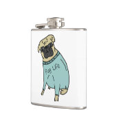 Pug Life - Funny Dog in a Sweater Heupfles (Links)