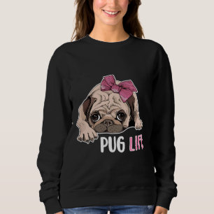 Pug life , Funny pug , pug dog , pug giften , grap Trui