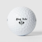 Pug Life Golfballen (Voorkant)