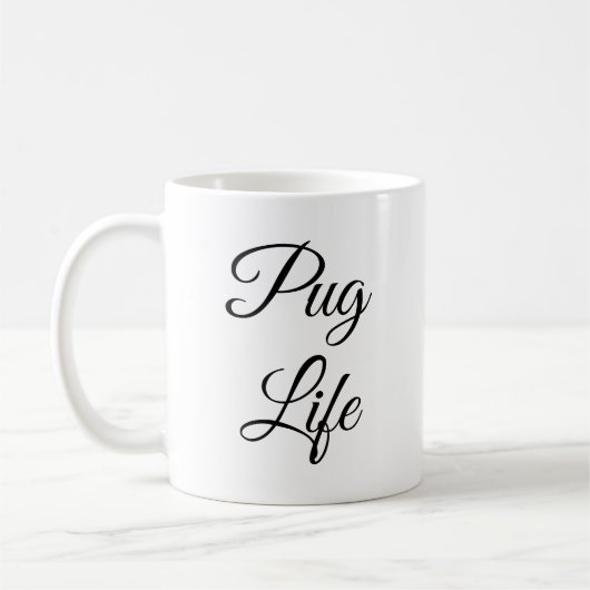 Pug Life Koffiemok (Links)