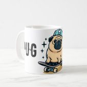 PUG LIFE KOFFIEMOK (Voorkant links)