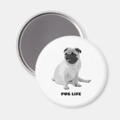 Pug Life Magneet (Voorkant / Achterkant)