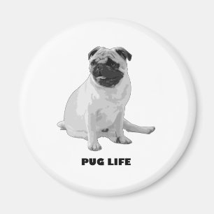 Pug Life Magneet