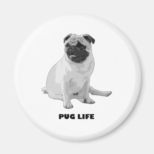 Pug Life Magneet (Voorkant)