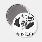 Pug Life Magneet (Voorkant / Achterkant)