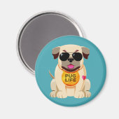 Pug Life magnet (Voorkant / Achterkant)