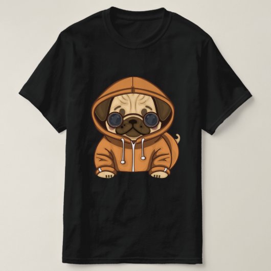 Pug Life Mannen T-shirt (Design voorkant)