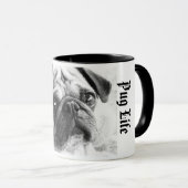 Pug Life Mok (Voorkant rechts)