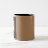 Pug Life-Mok Tweekleurige Koffiemok (Center)