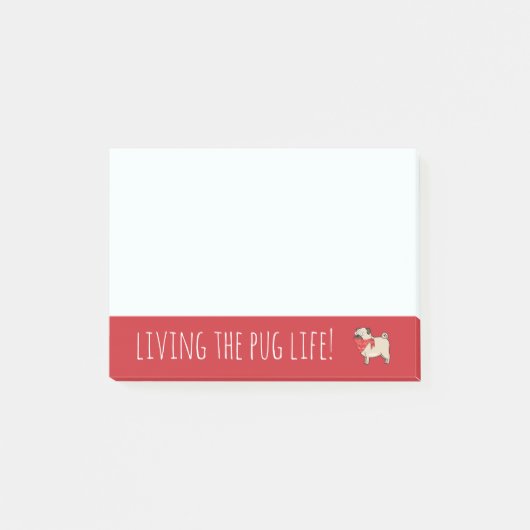 Pug Life Post-it® Notes (Voorkant)