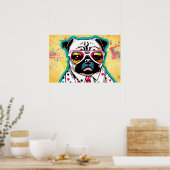 PUG LIFE POSTER (Keuken)