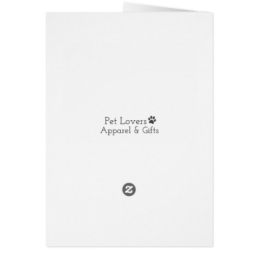 Pug Life Pun Wenskaart (Achterkant)