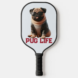 Pug Life Schattige hondenontwerp voor Pug Lovers! Pickleball Paddle