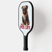 Pug Life Schattige hondenontwerp voor Pug Lovers! Pickleball Paddle (Links)