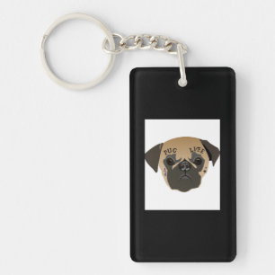 Pug Life Schattige Pug Lover Gift Sleutelhanger