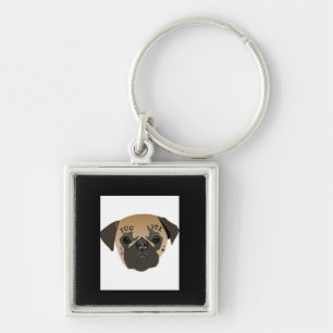 Pug Life Schattige Pug Lover Gift Sleutelhanger