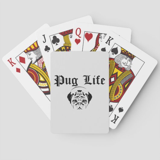 Pug Life Speelkaarten (Achterkant)