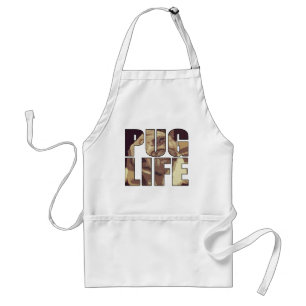 Pug Life Standaard Schort
