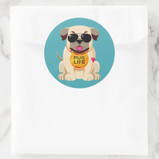 Pug Life stickers (Tas)