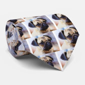 Pug Life Stropdas (Opgerold)