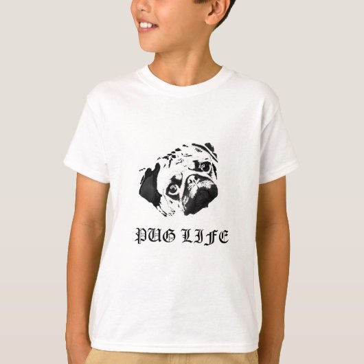 Pug Life T-shirt (Voorkant)