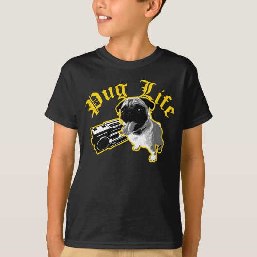 Pug Life T-shirt (Voorkant)