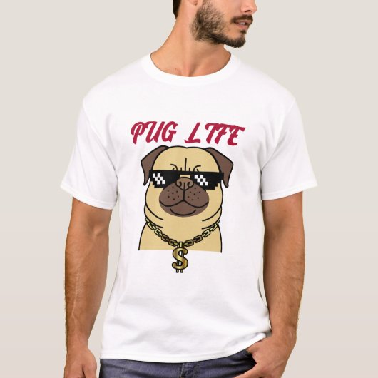 Pug Life T-shirt (Voorkant)