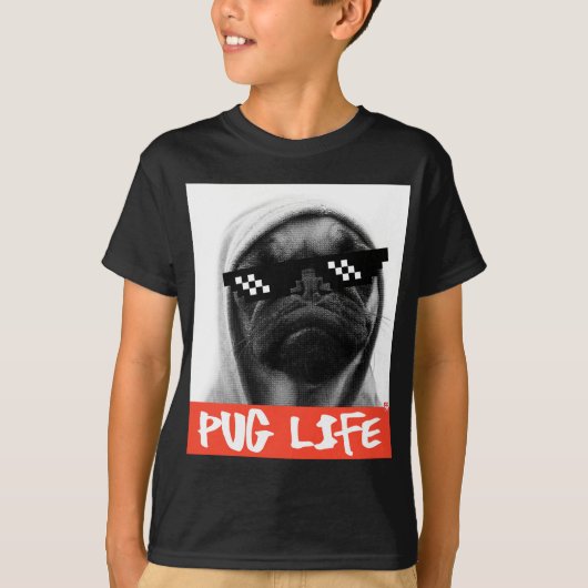 Pug Life T-shirt (Voorkant)
